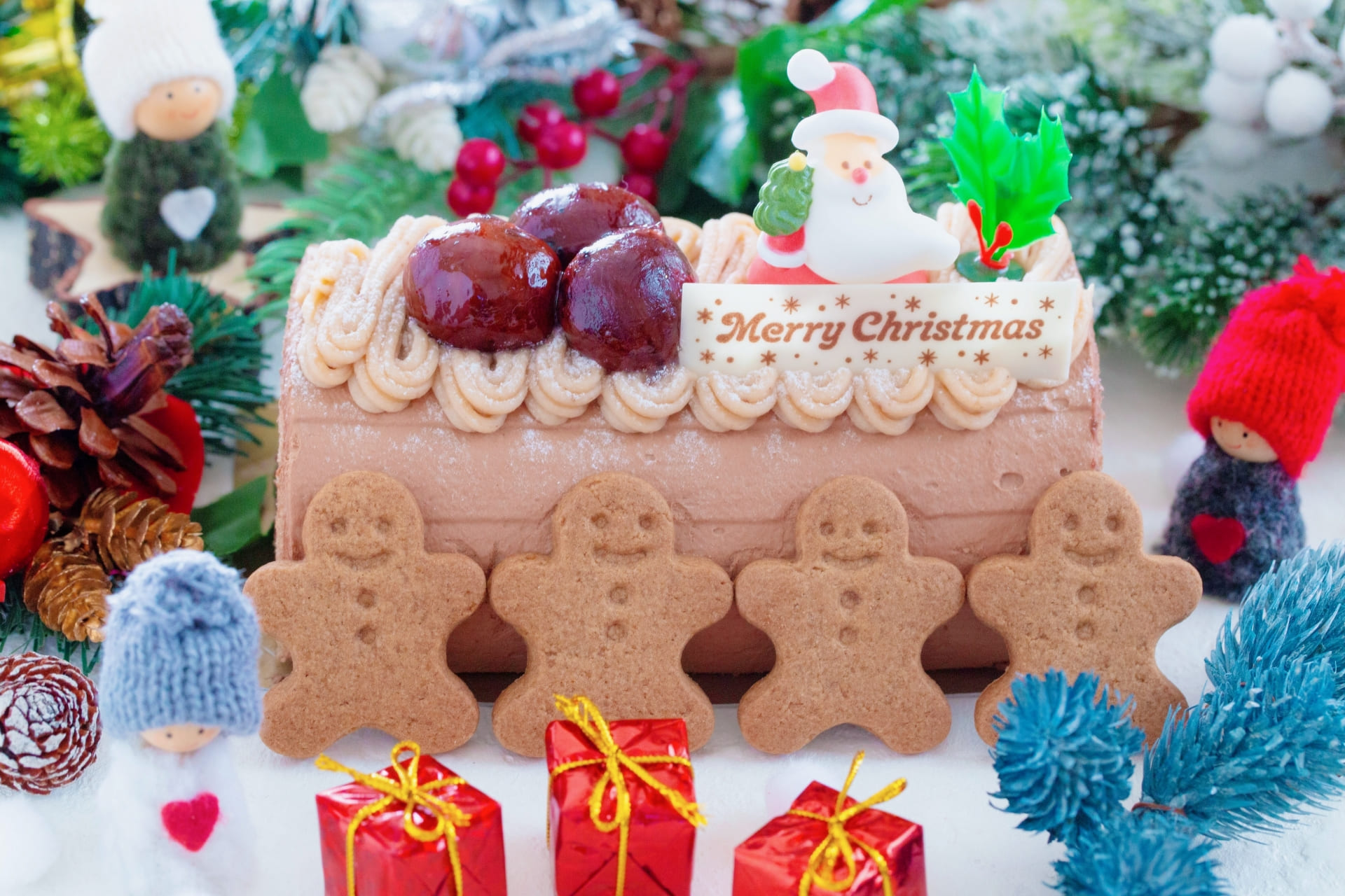 ブッシュドノエルとクリスマスニッセ