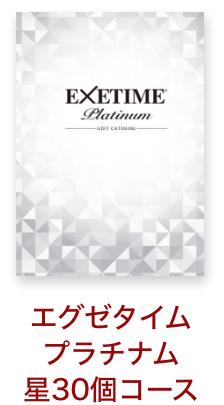 エグゼタイム プラチナム星30個コース