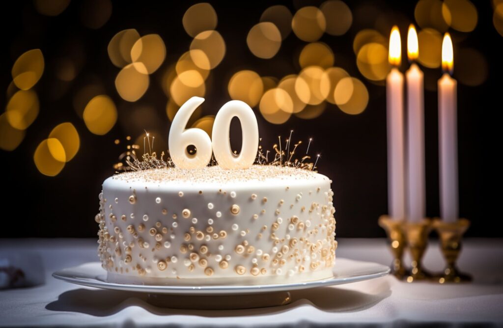 60歳ケーキ