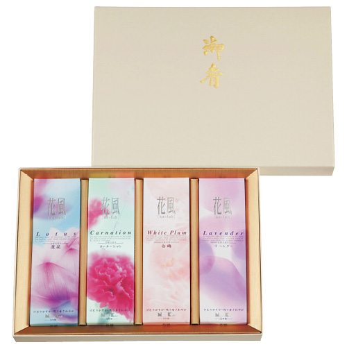 日本香堂 花風 進物 四種入 27490