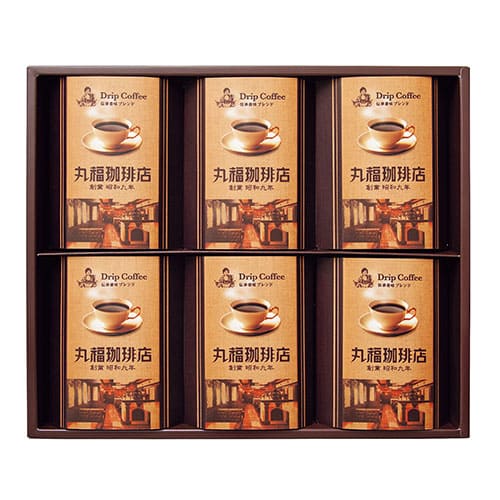 丸福珈琲店 伝承香味ブレンド詰合せ6箱入 MKB-04A