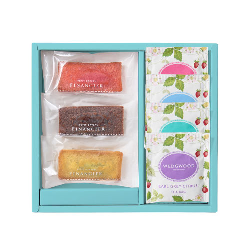 フィナンシェ&ウェッジウッド ワイルドストロベリーティーバッグアソート7個 WWL-01A