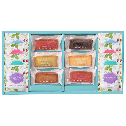 フィナンシェ&ウェッジウッド ワイルド ストロベリーティーバッグアソート 14個 WWL-03A