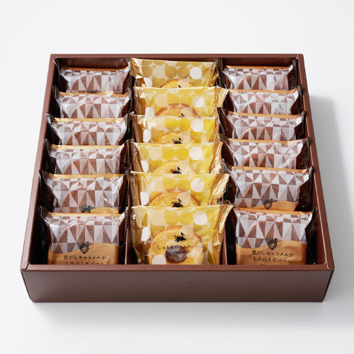 森の庭 焦がしキャラメルがしみ込んだバーム詰合せ 18個入 MRO-03A