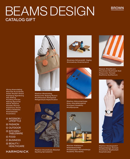 BEAMS DESIGN CATALOG GIFT【BROWN】