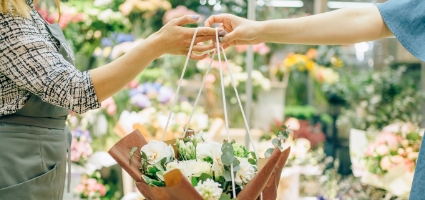 お好きな花を選んで、自宅に届く